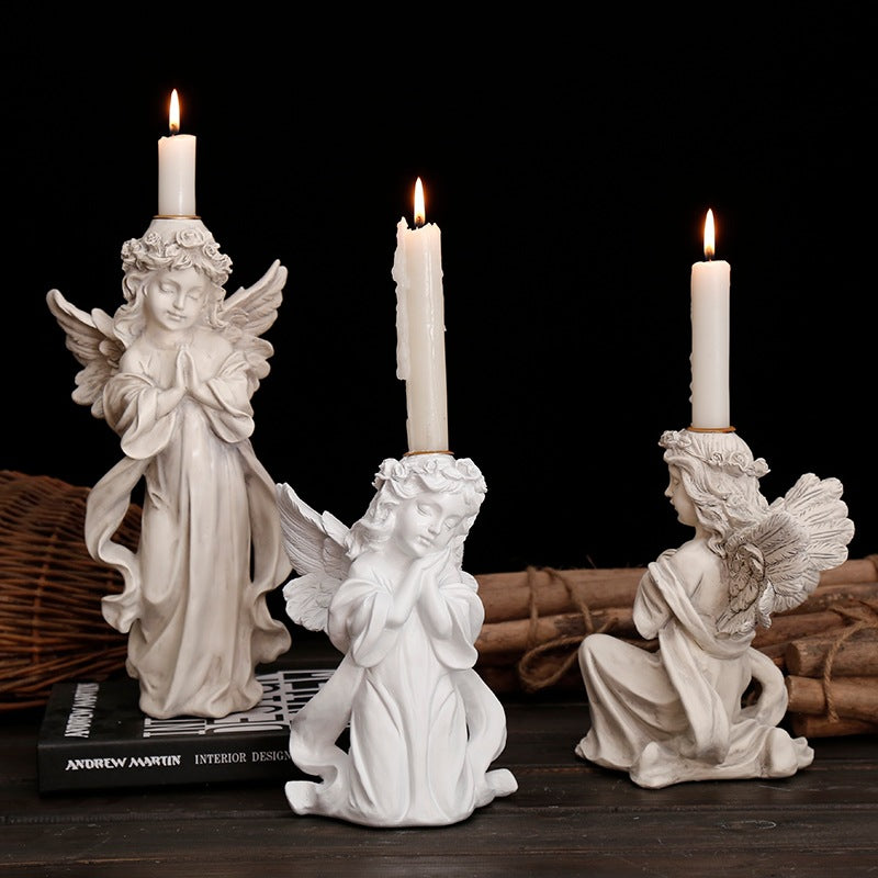 Cupid Lovely Angel Candlestick - HOMYEA