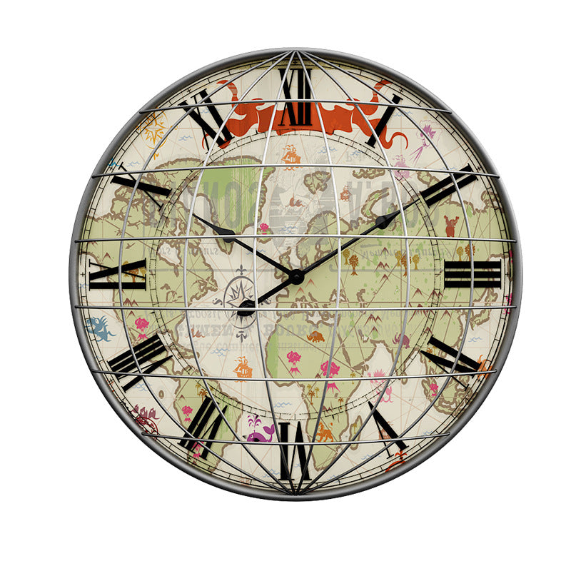 Earth Wall Clocks - HOMYEA