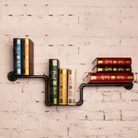 Metal Pipe Wall Shelves - HOMYEA