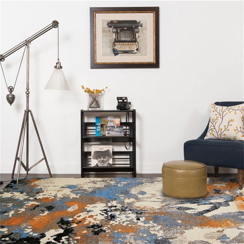 Ink Rectangular Rugs - HOMYEA