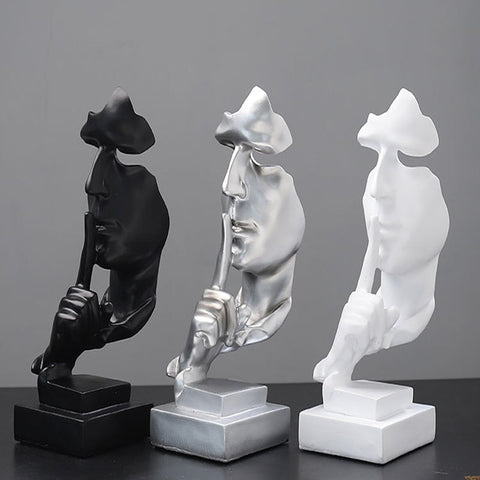 Resin Thinker Sculpture - HOMYEA