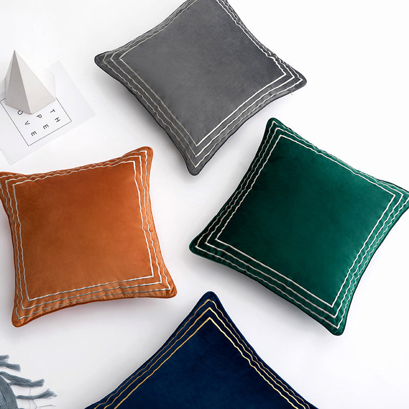 Geometric Line Pillow Cover - HOMYEA