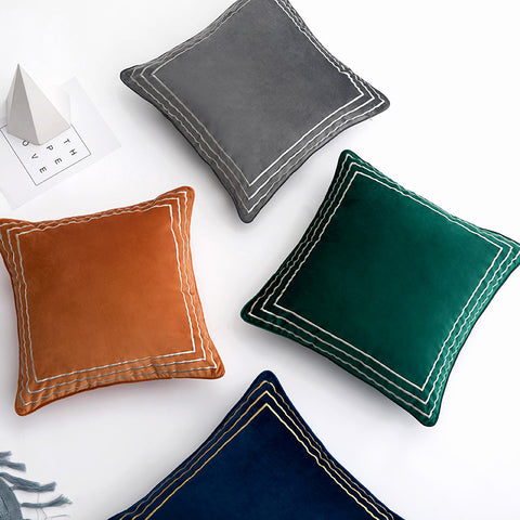 Geometric Line Pillow Cover - HOMYEA