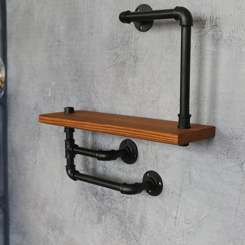 Industrial Water Pipe Shelf - HOMYEA