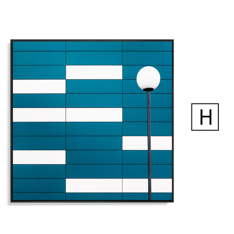 Modern Abstract Architectural Wall Art - HOMYEA