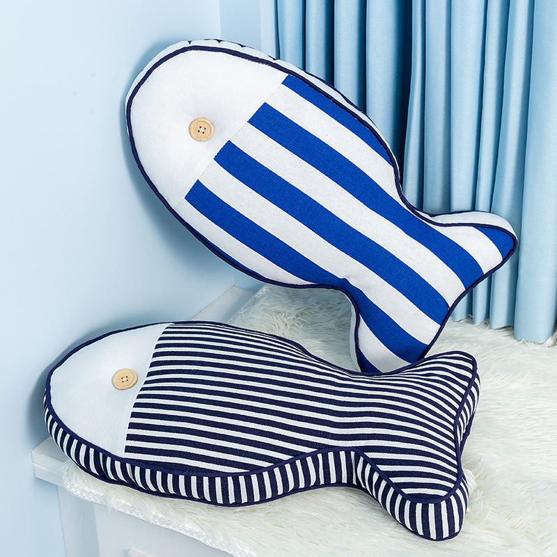 Cotton Fish Cushion Pillow - HOMYEA