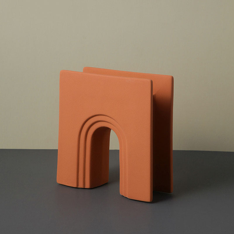 U-shaped Ceramic Vases - HOMYEA