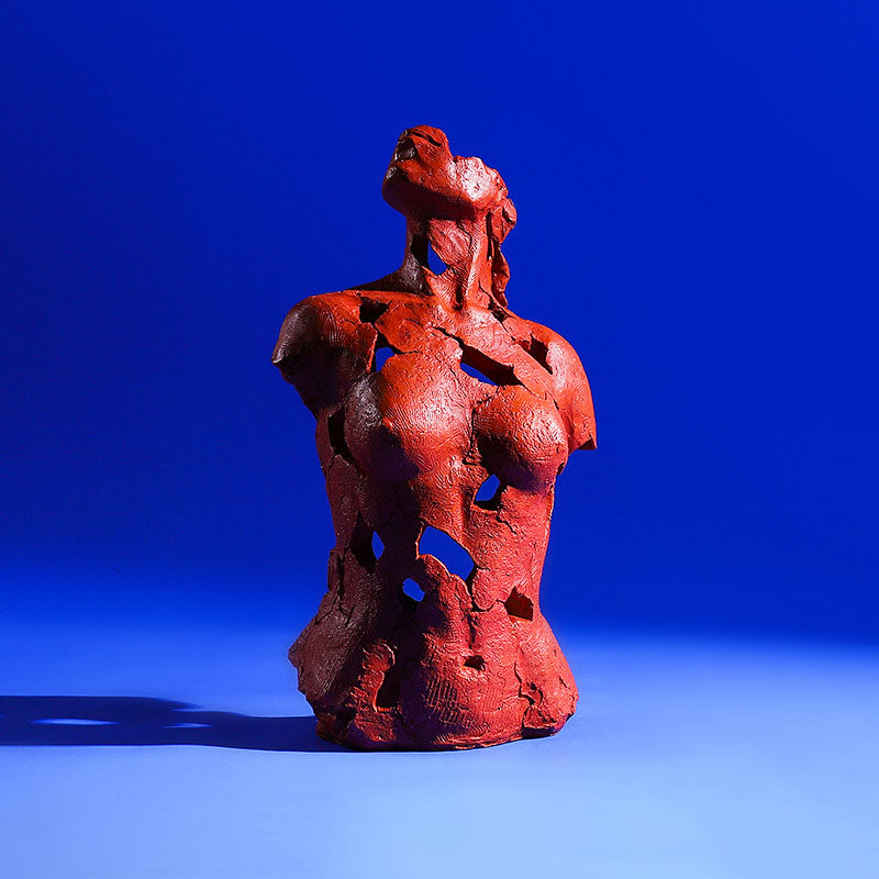 Colorful Half-human Abstract Sculpture - HOMYEA