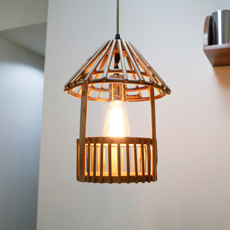 Creative Retro Bamboo Pendants - HOMYEA