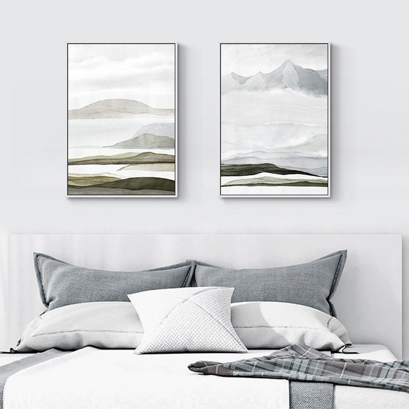 Modern Abstract Landscape Wall Art - HOMYEA