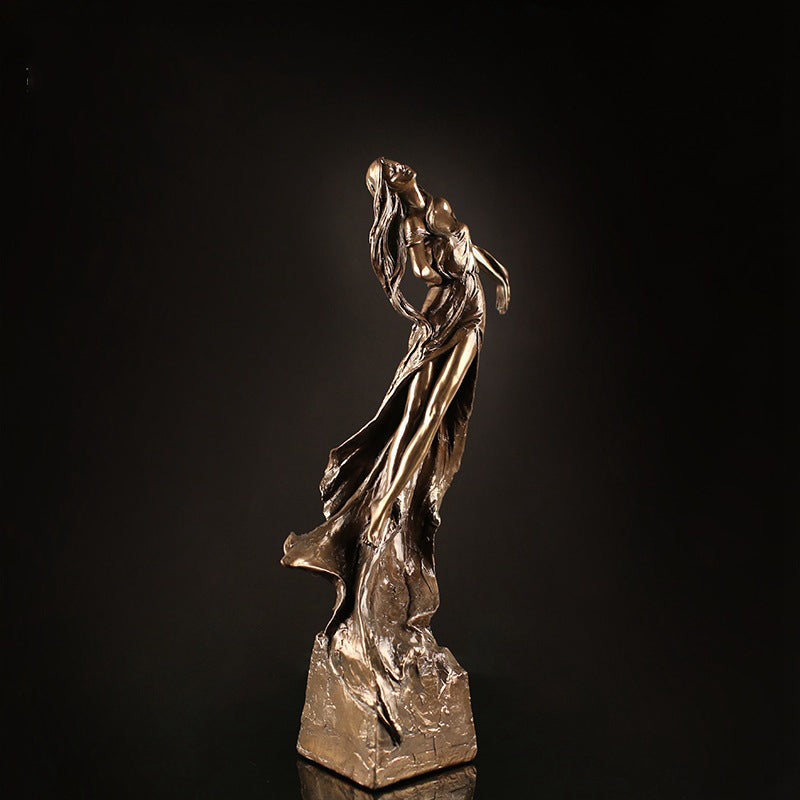 Bronze Dancer Sculpture - HOMYEA