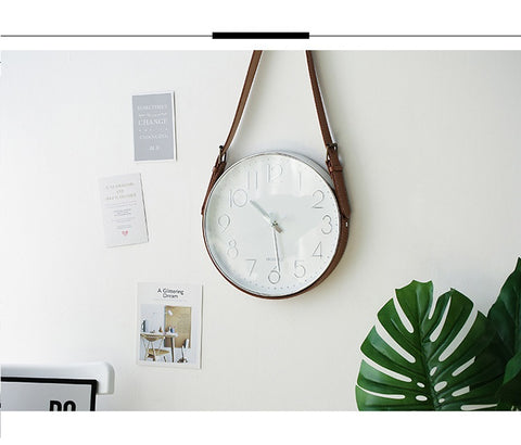 Modern Simple Wall Clock - HOMYEA