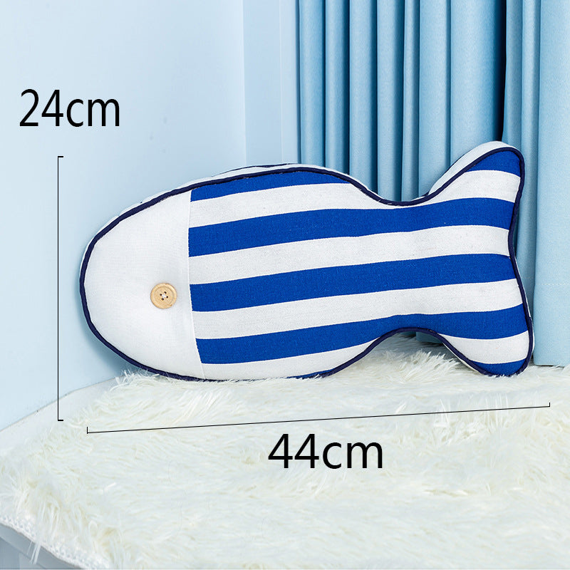 Cotton Fish Cushion Pillow - HOMYEA