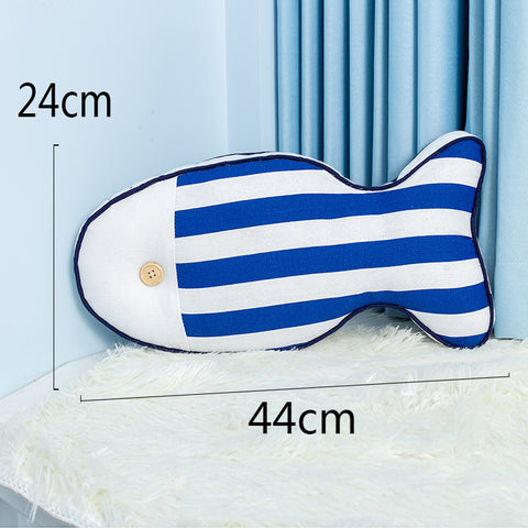 Cotton Fish Cushion Pillow - HOMYEA