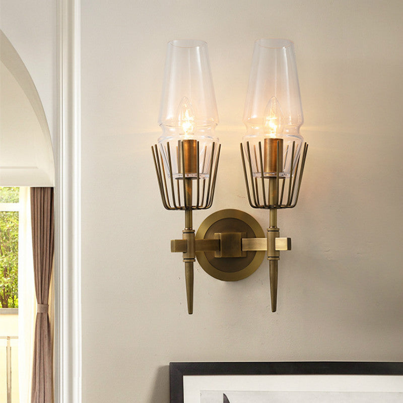 Modern Bedroom Bedside LED Sconces - HOMYEA