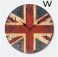 Vintage Wooden Wall Clock - HOMYEA