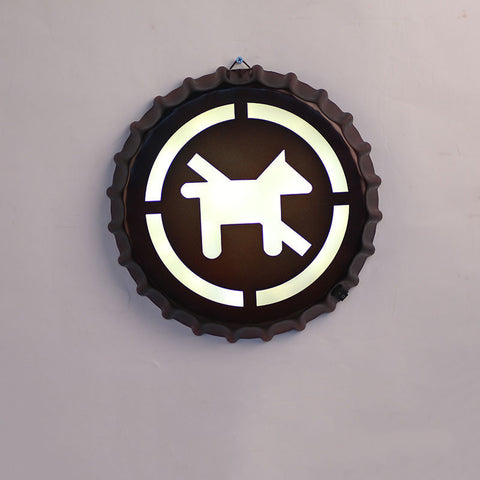 Vintage Metal Beer Lid LED Lights - HOMYEA