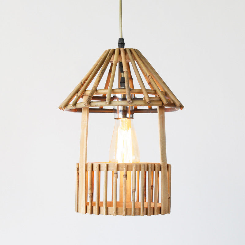 Creative Retro Bamboo Pendants - HOMYEA