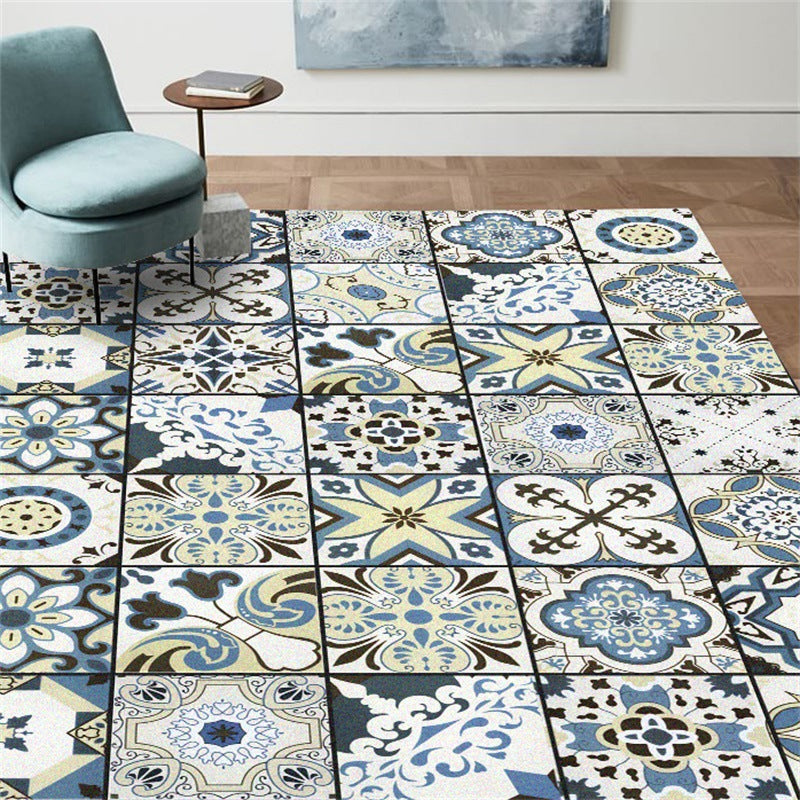 Mosaic Pattern Polyester Rugs - HOMYEA