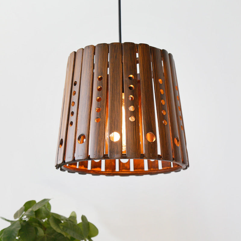 American Village Creative Bamboo Pendants - HOMYEA