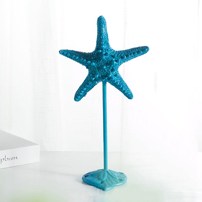 Resin Starfish With Base - HOMYEA