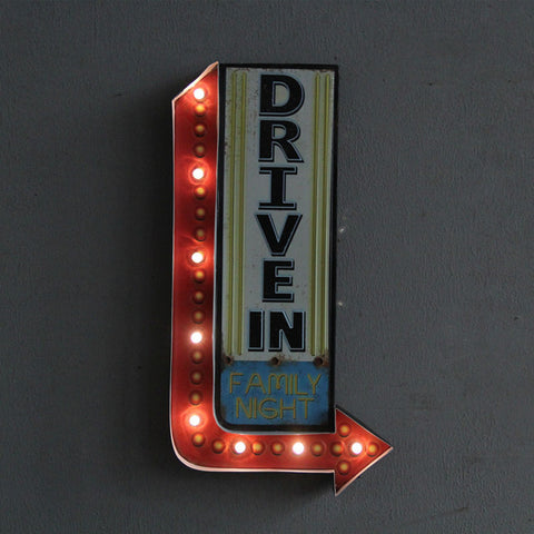 Vintage Metal Signage LED Lights - HOMYEA