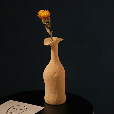 Simple Morandi Ceramic Vases - HOMYEA