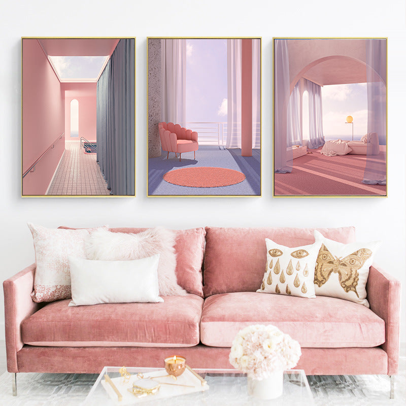 Pink Dream Wall Art - HOMYEA