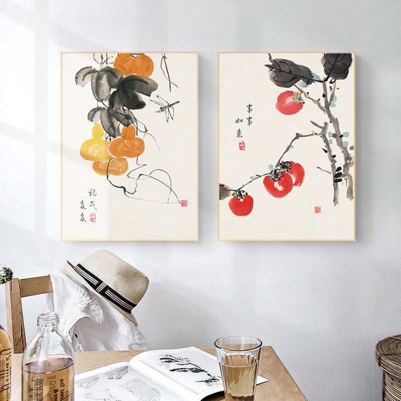 Chinese Fruit Wall Art - HOMYEA