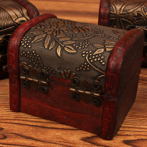 Vintage Wooden Storage Boxes - HOMYEA