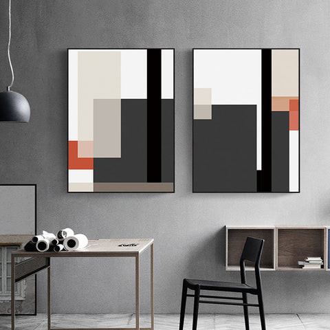 Modern Simple Abstract Wall Art - HOMYEA