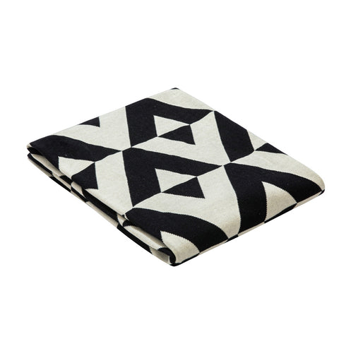 Geometric Cotton Blanket - HOMYEA