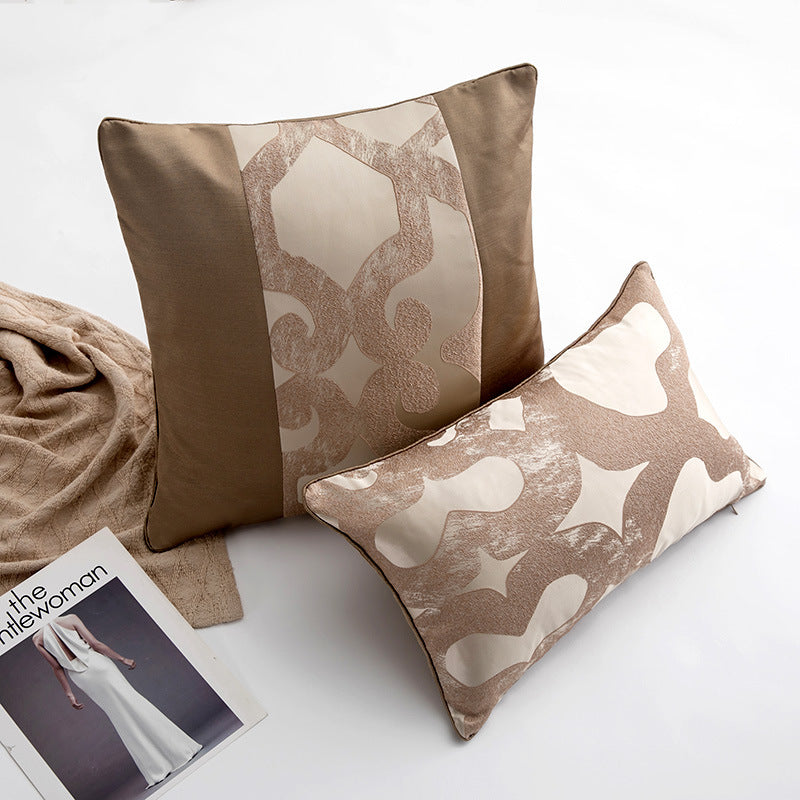 Brown Velvet Pillow Cover - HOMYEA