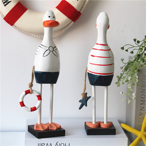 Wooden Cute Duck - A Pair - HOMYEA