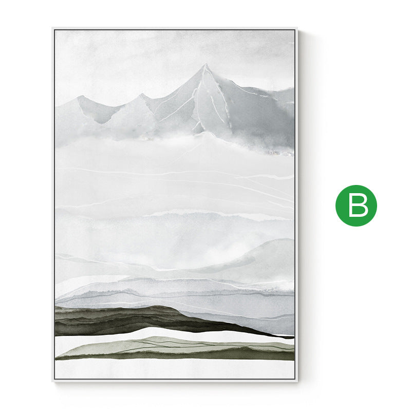 Modern Abstract Landscape Wall Art - HOMYEA