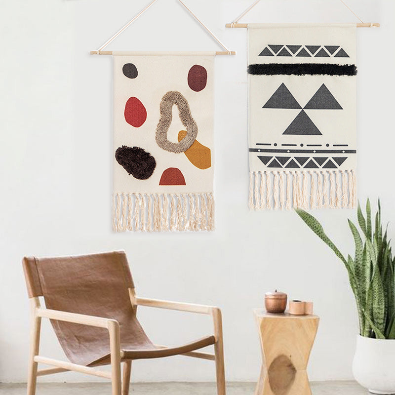 Hand Woven Tassel Tapestries - HOMYEA