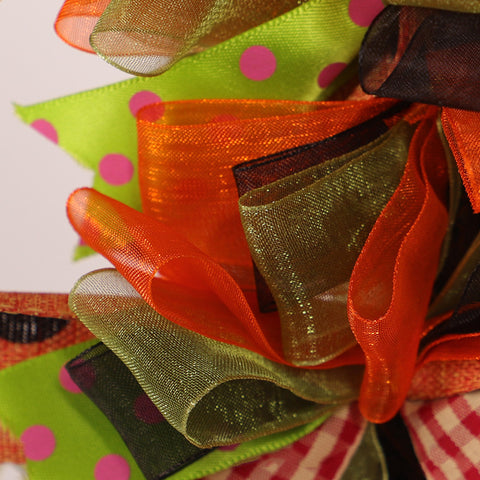 Christmas Ribbon Garland - HOMYEA