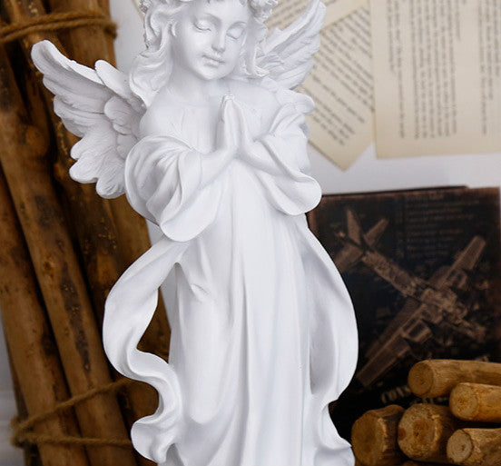 Resin Angel Sculpture - HOMYEA