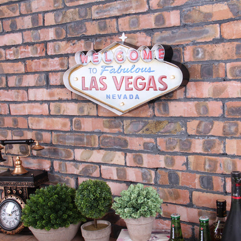 Vintage Metal Signage LED Lights - HOMYEA