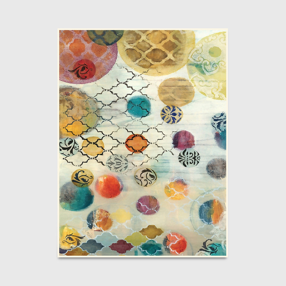 Watercolor Dotted Rectangular Rugs - HOMYEA