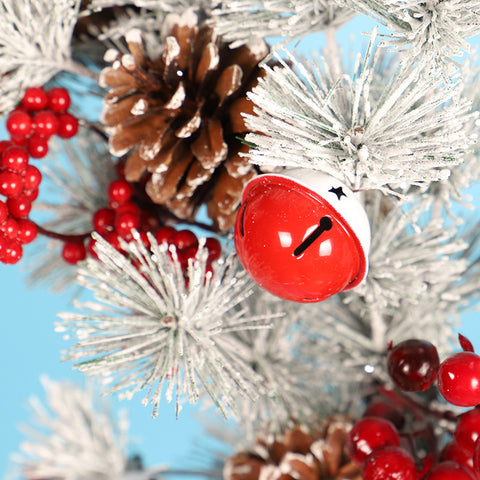 Christmas Pine Needle Bell Garland - HOMYEA