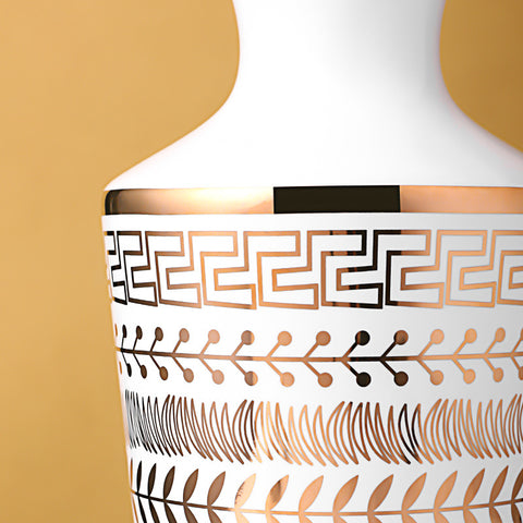 Modern Simple Pattern Ceramic Vase - HOMYEA