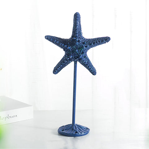 Resin Starfish With Base - HOMYEA