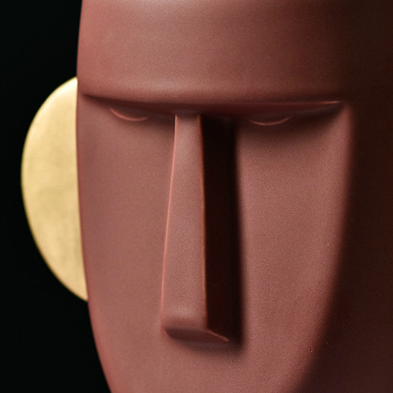 Abstract Face Vase - HOMYEA