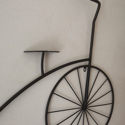 Wrought Iron Bicycle Wall Accents - HOMYEA