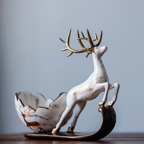 Creative Ceramic Deer Bowl - HOMYEA