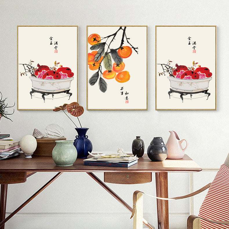 Chinese Fruit Wall Art - HOMYEA