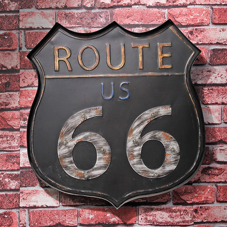 Retro Route 66 LED Lights - HOMYEA