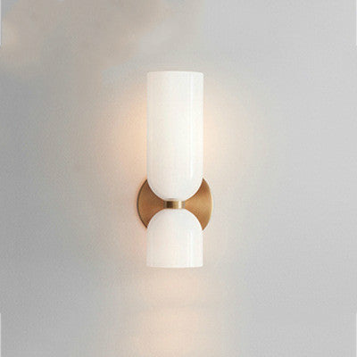 Creative Bedroom Bedside Glass Sconces - HOMYEA