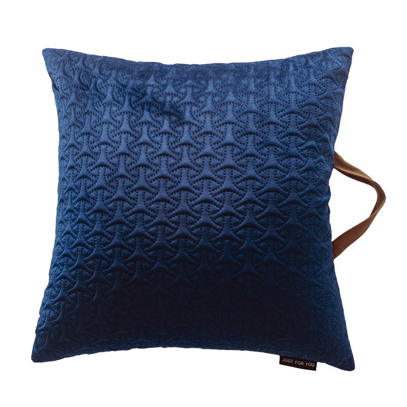 Plain Embossed Velvet Pillows - HOMYEA